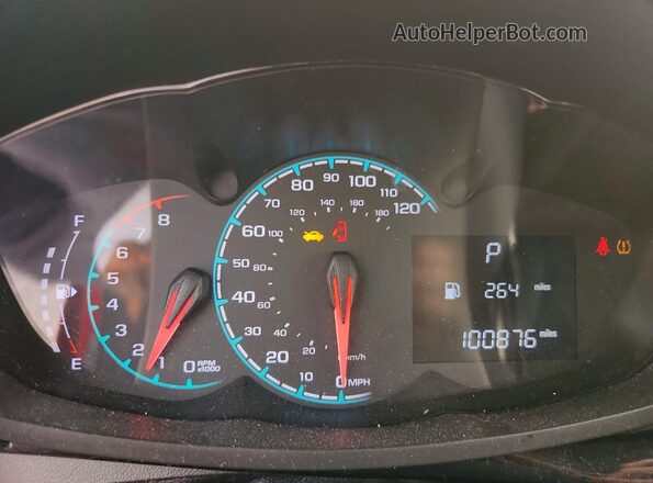 KL8CD6SAXLC413985 2020 CHEVROLET SPARK Red Widok zestawu wskaźników