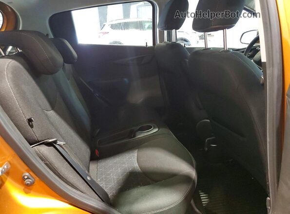 KL8CD6SAXLC418362 2020 CHEVROLET SPARK Orange Rear seats view