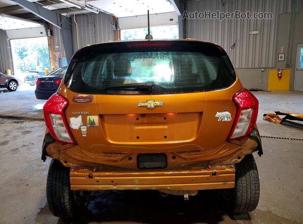 KL8CD6SAXLC418362 2020 CHEVROLET SPARK Orange Rear view