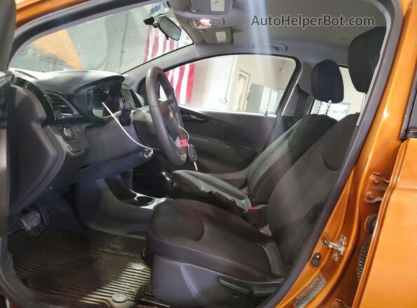 KL8CD6SAXLC418362 2020 CHEVROLET SPARK Orange Front interior view