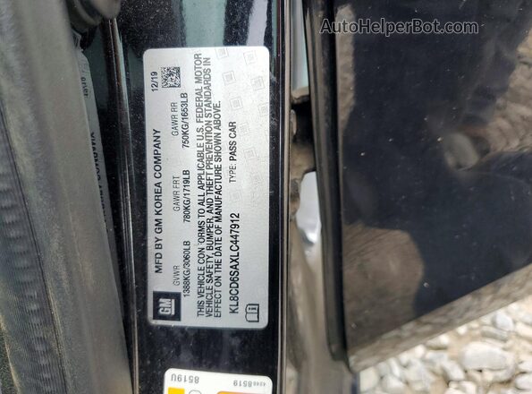 KL8CD6SAXLC447912 2020 CHEVROLET SPARK Черный Панорамный вид салона 360°