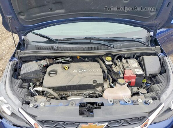 KL8CD6SAXNC033189 2022 CHEVROLET SPARK Blue Вид задньої частини салону