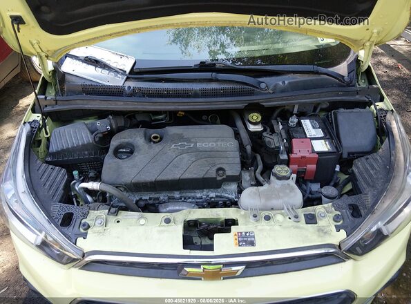 KL8CF6SA7HC766198 2017 CHEVROLET SPARK Yellow Widok z tyłu