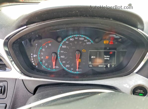 KL8CF6SA8GC574013 2016 CHEVROLET SPARK Blue Widok zestawu wskaźników