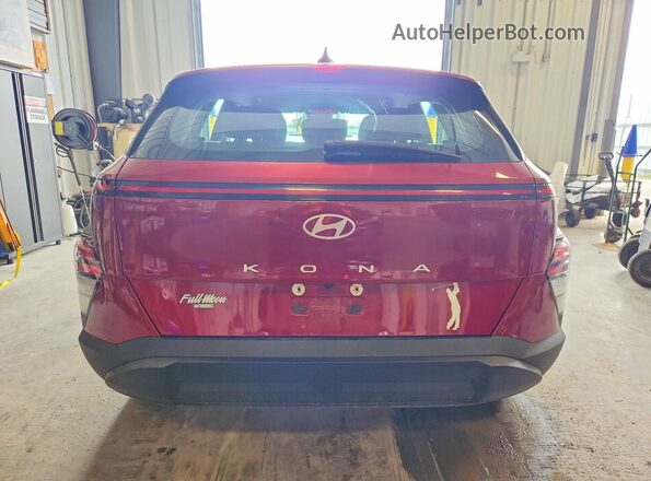 KM8HA3AB0RU086462 2024 HYUNDAI KONA Красный Вид сзади