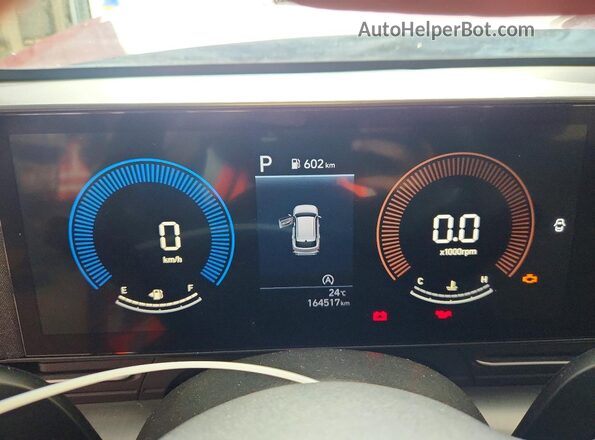 KM8HA3AB0RU086462 2024 HYUNDAI KONA Красный Вид щитка приборов
