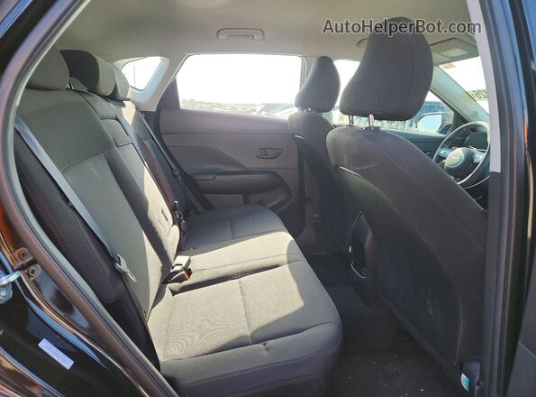 KM8HA3AB0SU273674 2025 HYUNDAI KONA Black უკანა სავარძლების ხედი