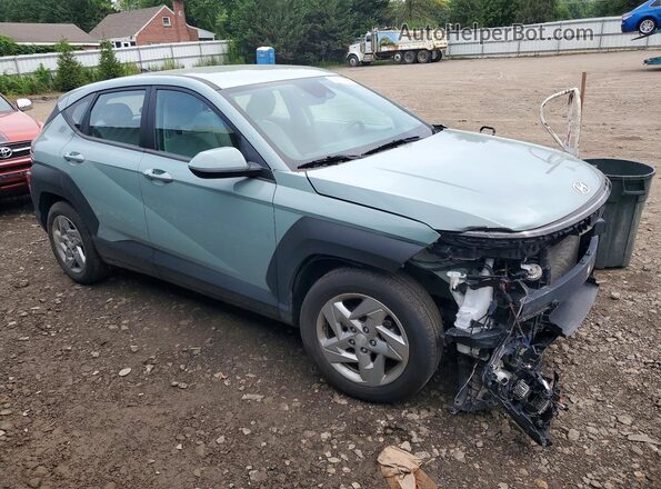 KM8HA3AB6RU069195 2024 HYUNDAI KONA Зеленый Передняя правая четверть