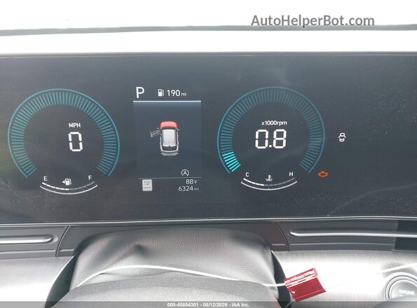 KM8HA3AB6TU406228 2026 HYUNDAI KONA White Rear seats view