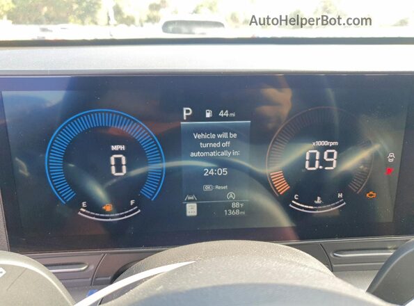 KM8HA3AB6TU418296 2026 HYUNDAI KONA Red Սարքավորումների վահանակի տեսք