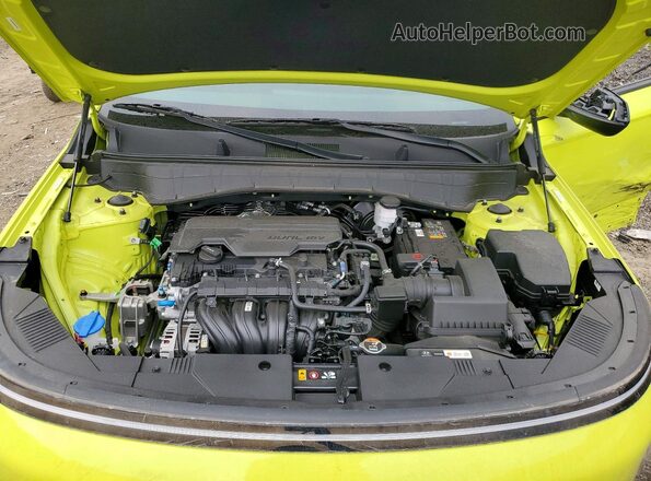 KM8HA3AB9SU207642 2025 HYUNDAI KONA Yellow Widok komory silnika