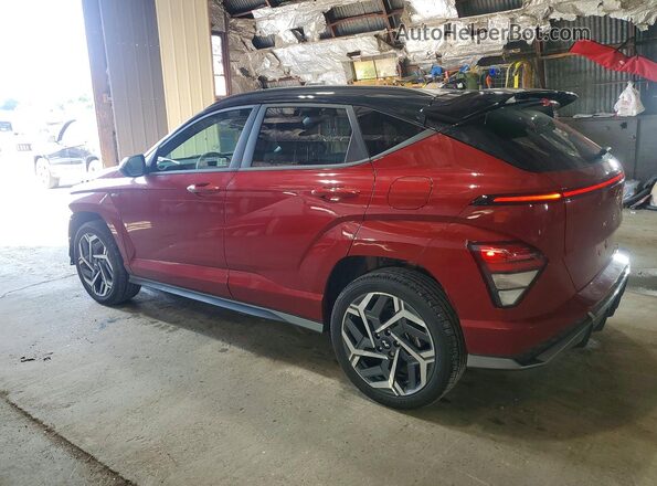 KM8HACA34RU071987 2024 HYUNDAI KONA Red უკანა მარცხენა