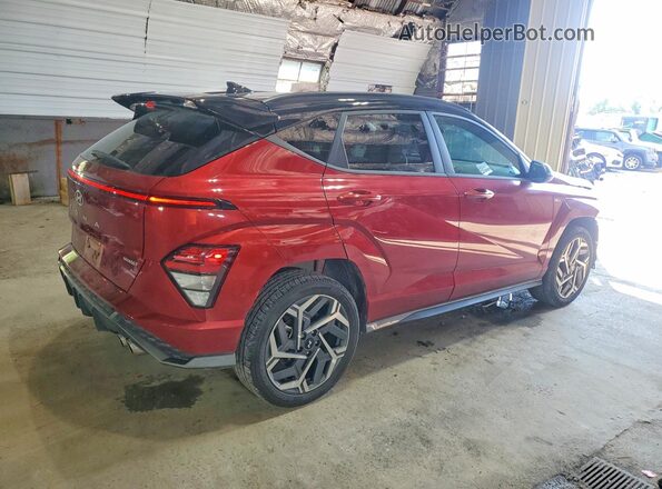 KM8HACA34RU071987 2024 HYUNDAI KONA Red უკანა მარჯვენა