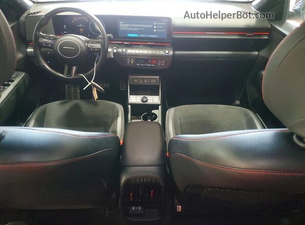 KM8HACA34RU071987 2024 HYUNDAI KONA Red წინა პანელის ხედი