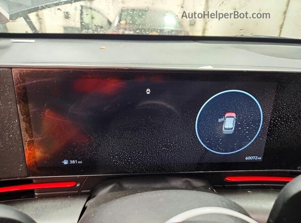 KM8HACA35RU054681 2024 HYUNDAI KONA Gray ხელსაწყოთა პანელის ხედი