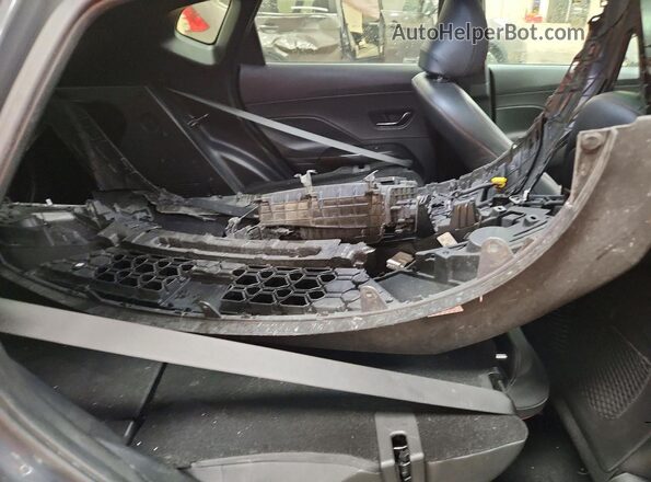 KM8HACA35RU054681 2024 HYUNDAI KONA Gray VIN კოდის სტიკერის ხედი