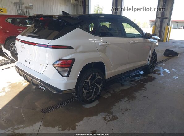 KM8HACA35SU320318 2025 HYUNDAI KONA Белый Задняя правая четверть