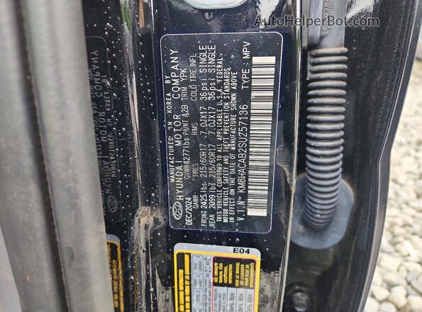 KM8HACAB2SU257136 2025 HYUNDAI KONA Black Vista del compartimento del motor