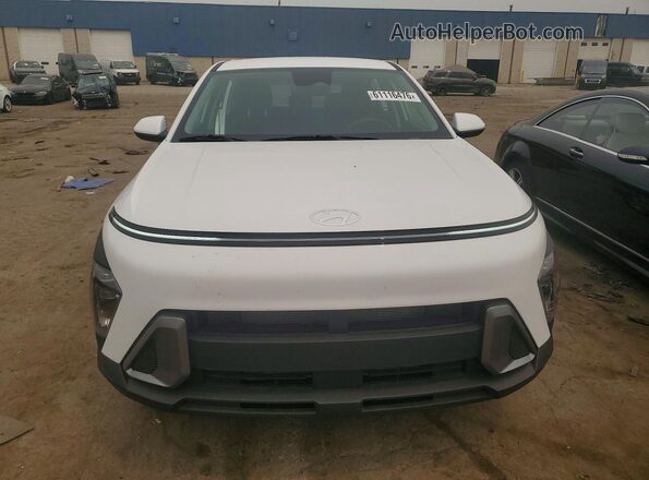KM8HACAB4RU107684 2024 HYUNDAI KONA White Դիմացի տեսք