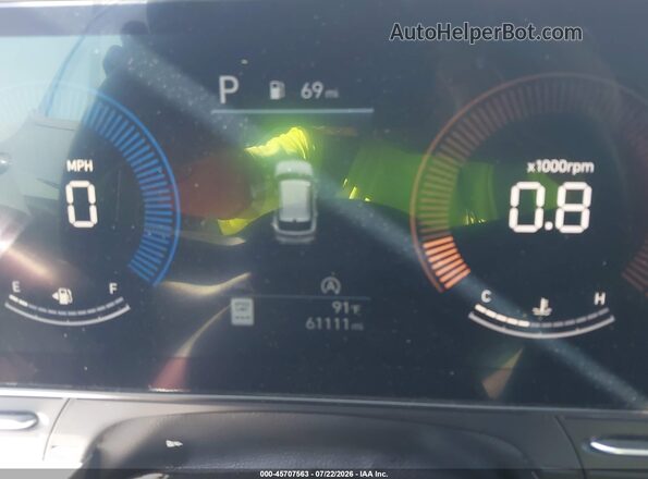 KM8HACAB4RU162541 2024 HYUNDAI KONA Gray Вид задніх сидінь