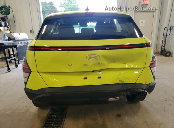 KM8HACAB7RU049957 2024 HYUNDAI KONA Green Rear view
