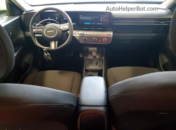 KM8HACAB7RU049957 2024 HYUNDAI KONA Green Dashboard view