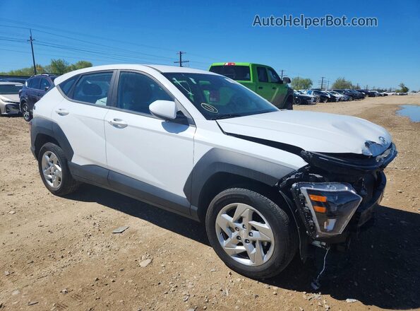KM8HACAB7RU145166 2024 HYUNDAI KONA Белый Передняя правая четверть