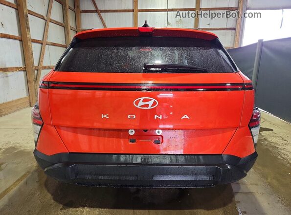 KM8HB3AB0RU118307 2024 HYUNDAI KONA Orange უკანა ხედი
