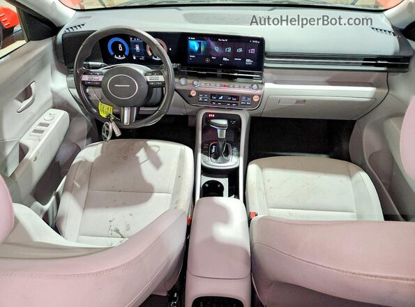 KM8HB3AB0RU118307 2024 HYUNDAI KONA Orange წინა პანელის ხედი