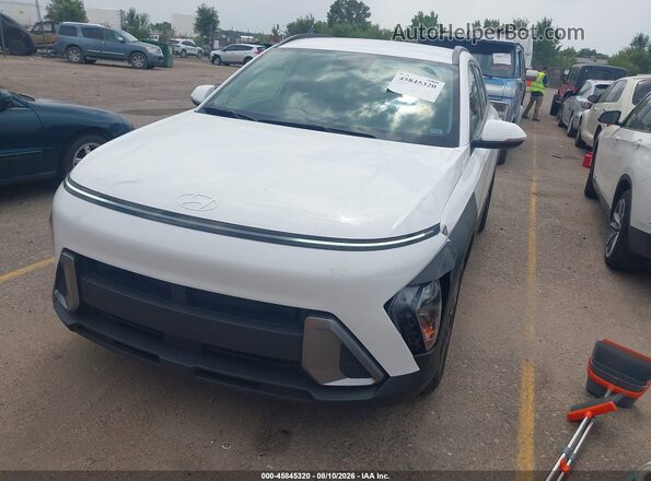 KM8HB3AB2SU207172 2025 HYUNDAI KONA White Instrument cluster view
