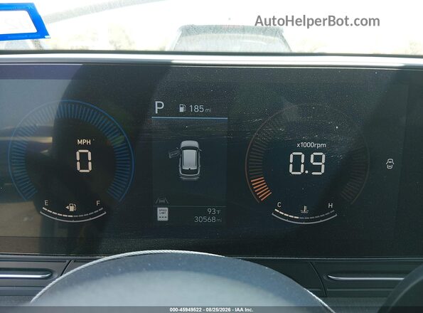KM8HB3AB2SU273205 2025 HYUNDAI KONA White Вид задніх сидінь