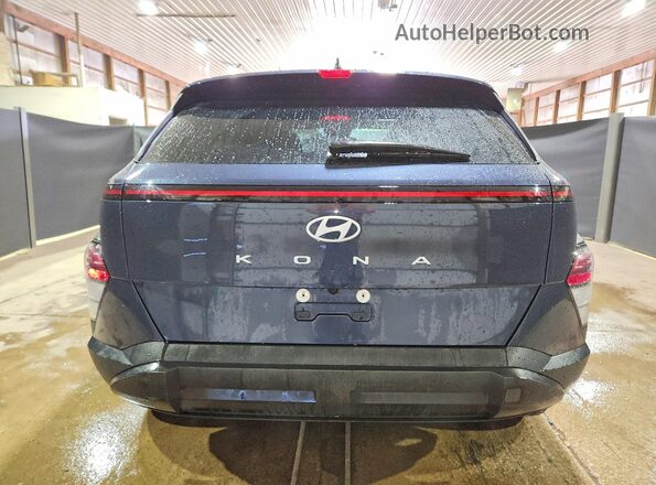 KM8HB3AB2SU334598 2025 HYUNDAI KONA Blue Widok wnętrza z tyłu