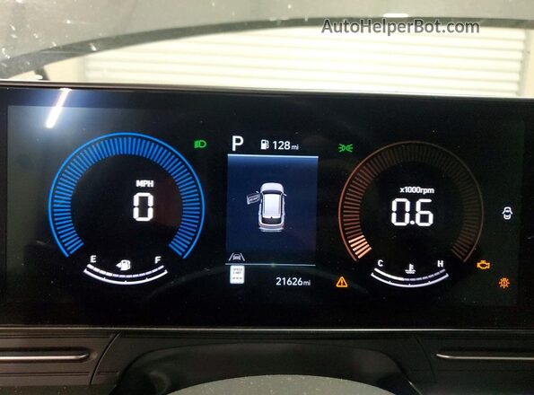 KM8HB3AB2SU339610 2025 HYUNDAI KONA Charcoal Vista del cuadro de instrumentos