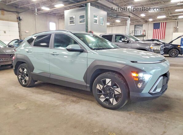 KM8HB3AB3RU053694 2024 HYUNDAI KONA Blue Delantero derecho