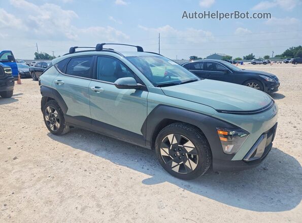 KM8HB3AB3SU213904 2025 HYUNDAI KONA Turquoise Передня права чверть