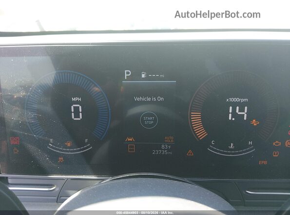 KM8HB3AB6SU334572 2025 HYUNDAI KONA White Rear seats view