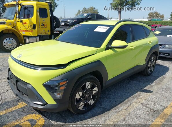 KM8HB3AB7RU066416 2024 HYUNDAI KONA Teal Առջևի ձախ երեք քառորդ տեսարան