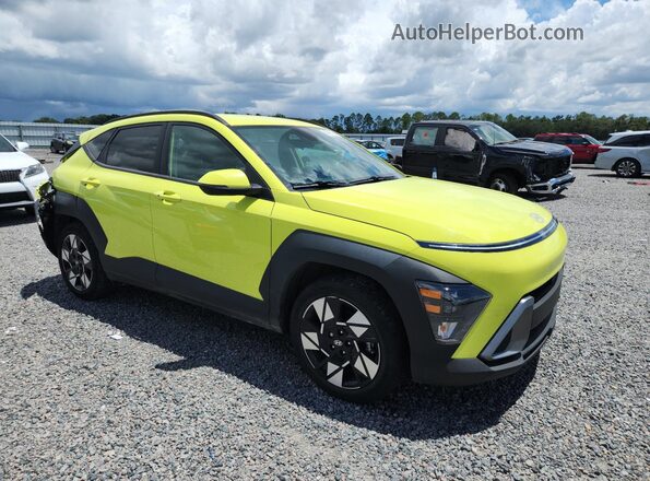 KM8HB3AB7RU104145 2024 HYUNDAI KONA Желтый Передняя правая четверть