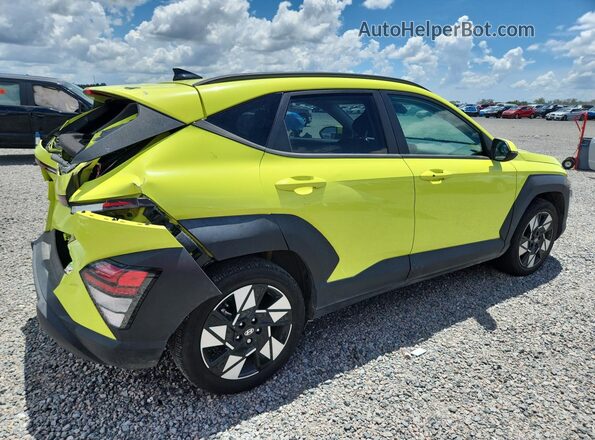 KM8HB3AB7RU104145 2024 HYUNDAI KONA Желтый Задняя правая четверть