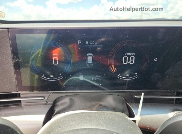 KM8HB3AB7RU104145 2024 HYUNDAI KONA Желтый Вид щитка приборов