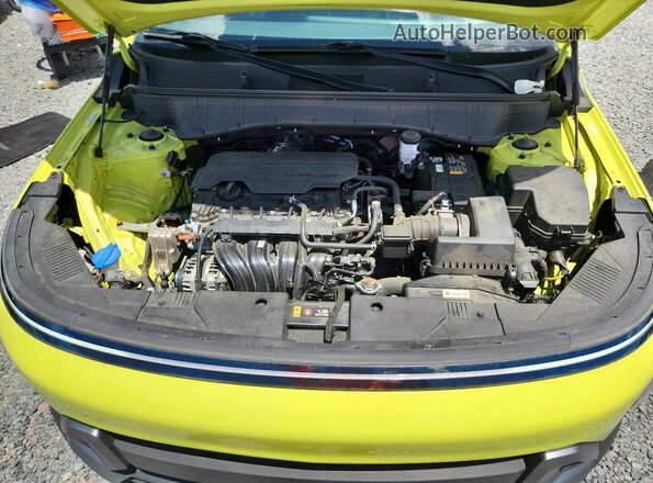 KM8HB3AB7RU104145 2024 HYUNDAI KONA Желтый Вид подкапотного пространства