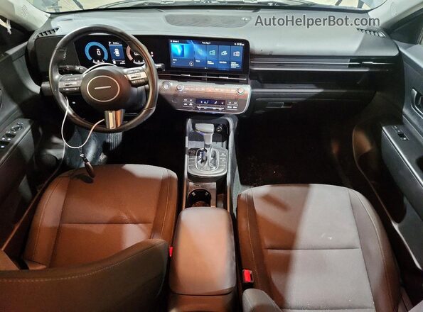 KM8HB3AB8SU321063 2025 HYUNDAI KONA Gray Widok deski rozdzielczej
