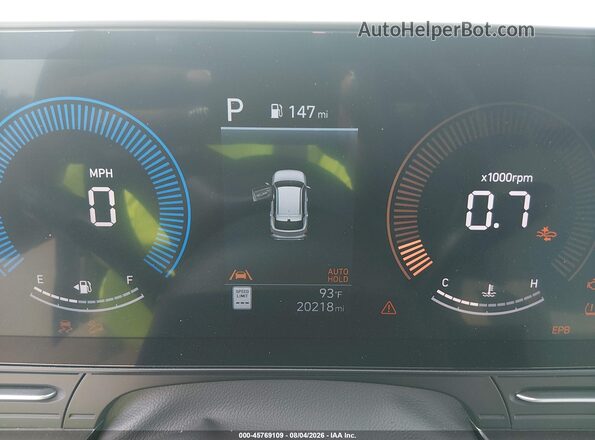 KM8HB3AB8SU339952 2025 HYUNDAI KONA Gray 