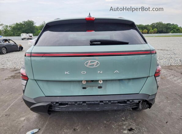 KM8HB3AB9RU112540 2024 HYUNDAI KONA Green უკანა ხედი