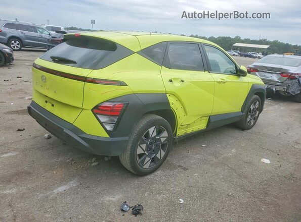 KM8HB3ABXRU087518 2024 HYUNDAI KONA Green Հետևի աջ