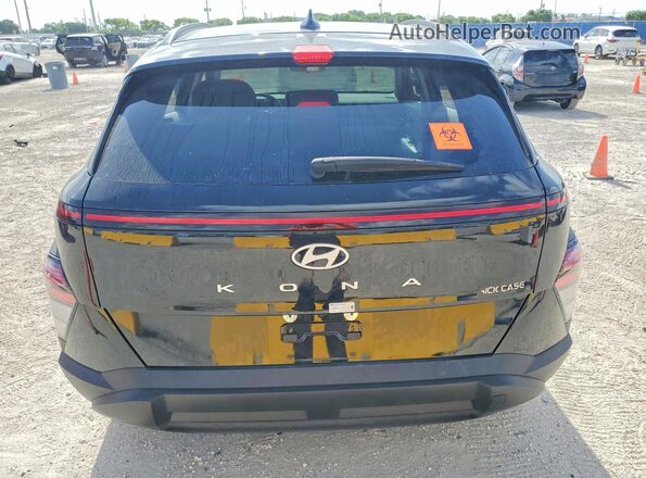 KM8HB3ABXRU114295 2024 HYUNDAI KONA Black Вид ззаду