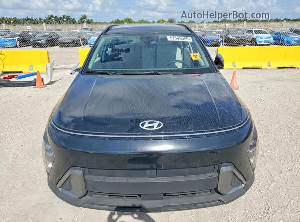 KM8HB3ABXRU114295 2024 HYUNDAI KONA Black Вид спереду