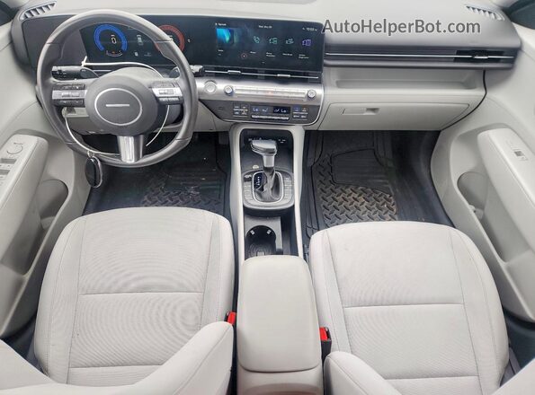 KM8HB3ABXSU199239 2025 HYUNDAI KONA White Вид панелі приладів