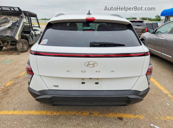 KM8HB3ABXSU199239 2025 HYUNDAI KONA White Вид ззаду