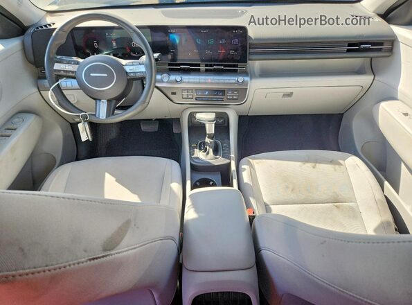 KM8HB3ABXSU231591 2025 HYUNDAI KONA Silver Առջևի վահանակի տեսք
